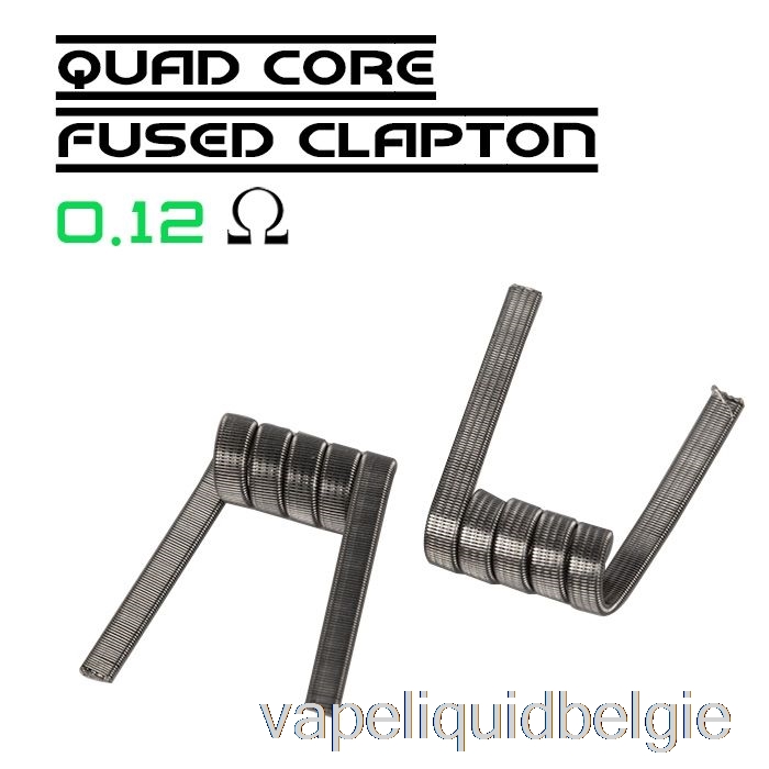 Vape Smaken Wotofo Comp Wire - Voorgebouwde Spoelen 0.12ohm Quad Core Fused Clapton - Verpakking Van 10